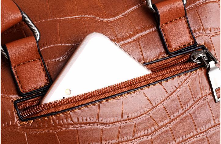 Evelyn - Conjunto de 4 bolsos de cuero Elegancia cotidiana