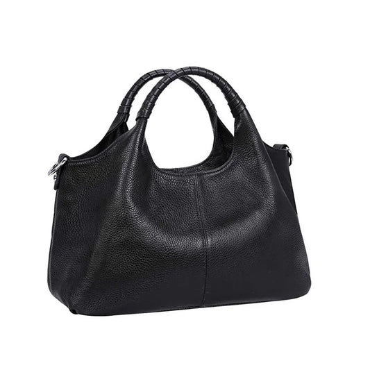 Bolso de hombro de cuero elegante
