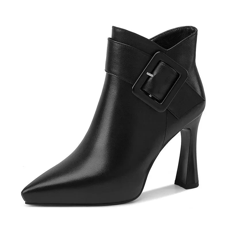 Aveline™ – Botines con Hebilla Elegante