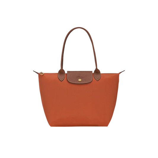 Longchamp - Bolso grande Le Pliage, Ladrillo