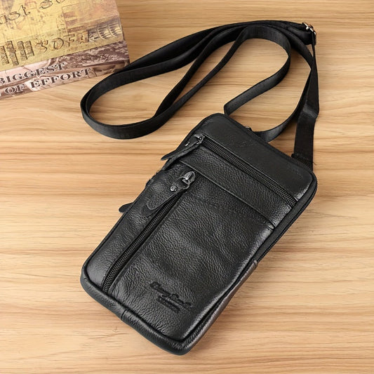 El clásico sin esfuerzo de Elena | Bolso bandolera vintage de piel