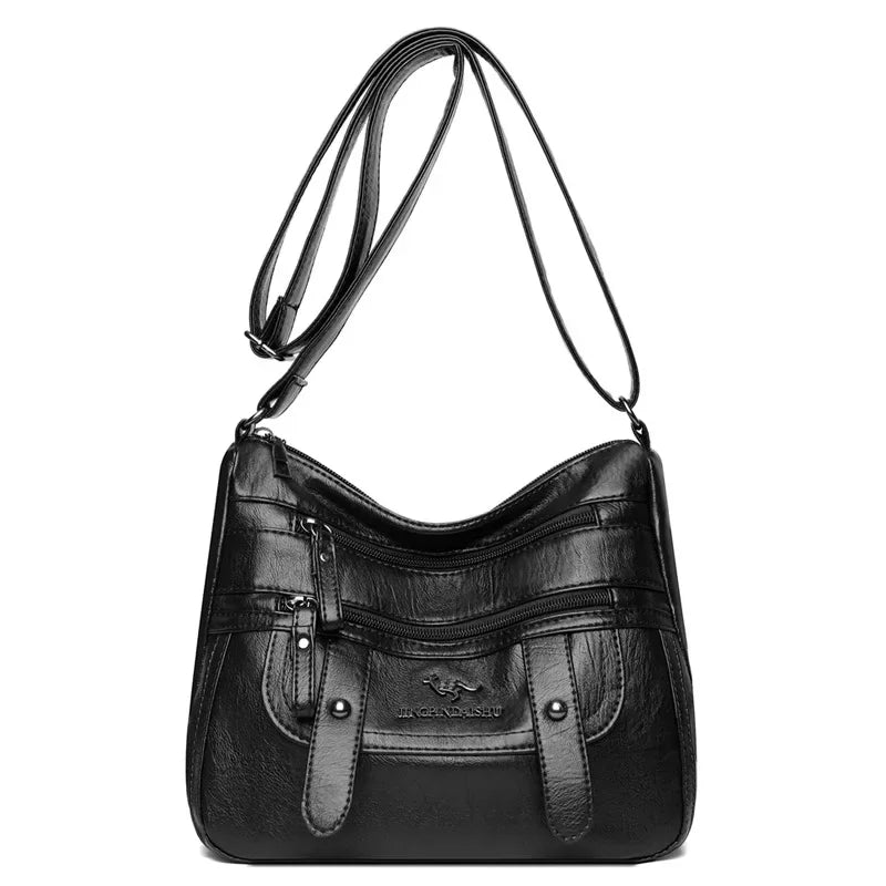 Bolso de piel práctico para mujer