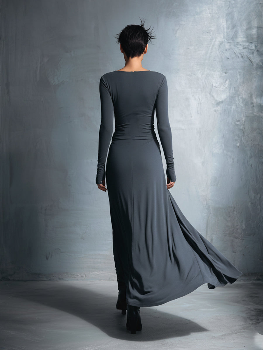 Itziar - Vestido Elegante con Nudo Lateral