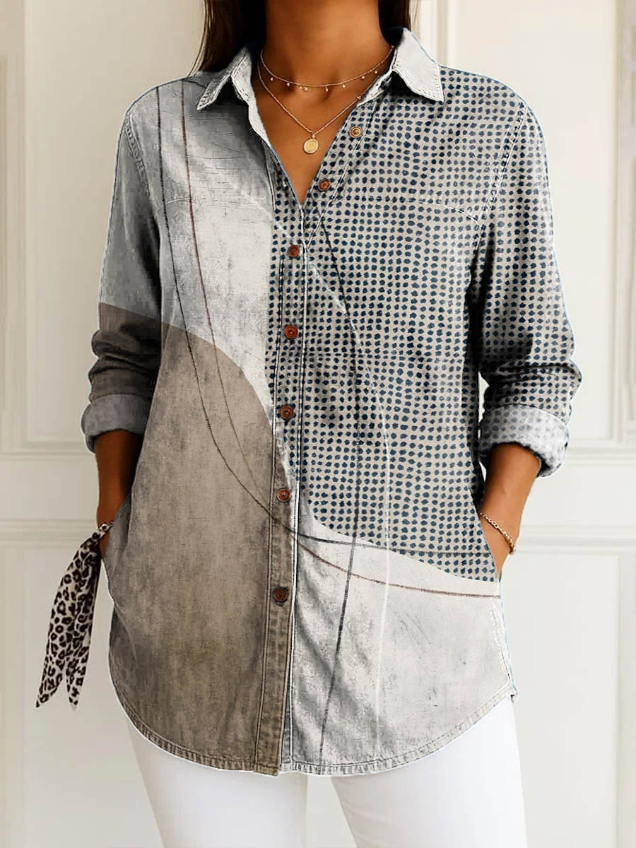 Diana | Blusa de mosaico costero