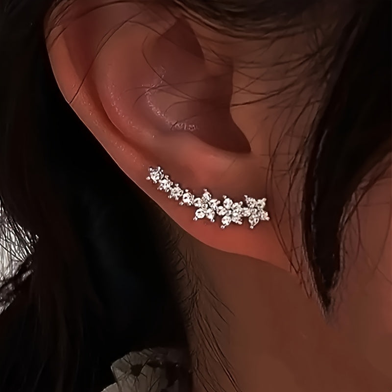 Pendientes atemporales con forma de flor
