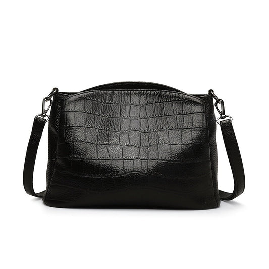 El encanto refinado de Vivienne | Bolso de hombro de piel de cocodrilo