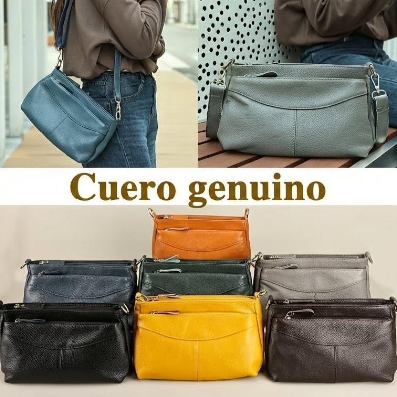 El estilo diario de Rina | Bolso bandolera con diseño de guijarros