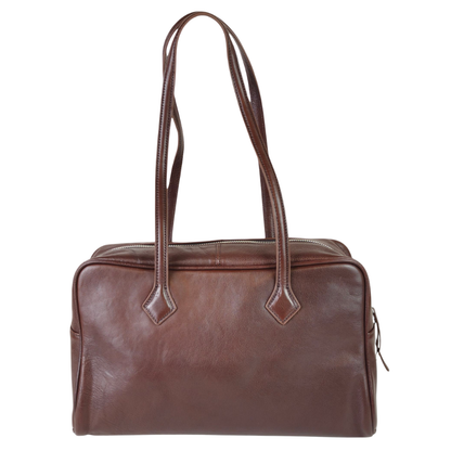 Bolso Tote Estructurado de Piel Flor