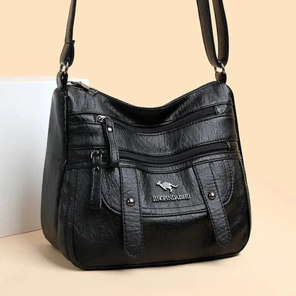 Bolso de piel práctico para mujer