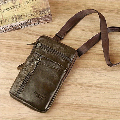 El clásico sin esfuerzo de Elena | Bolso bandolera vintage de piel