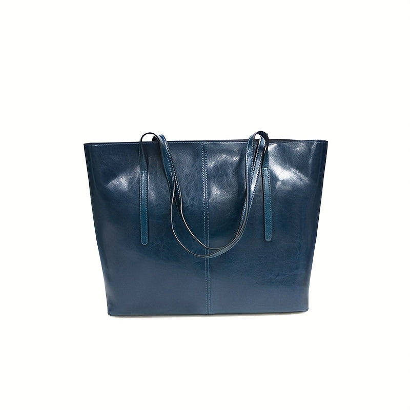 El esencial de lujo de Nora | Bolso tote de piel estructurada