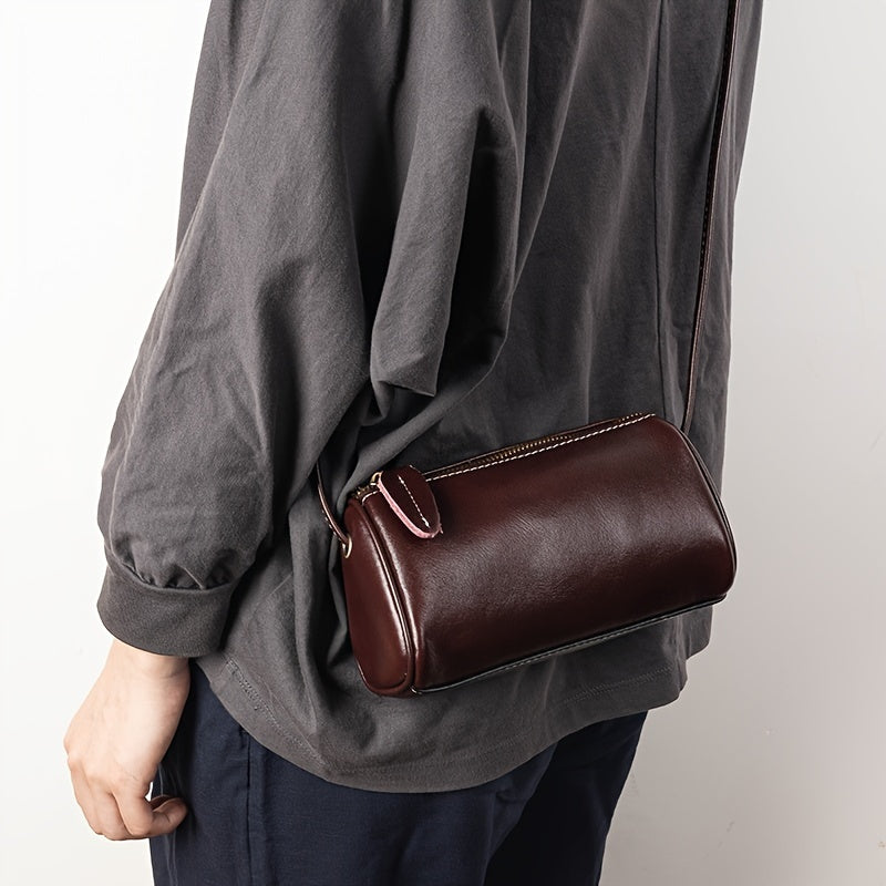 La elegancia pulida de Camille | Bolso de hombro de piel