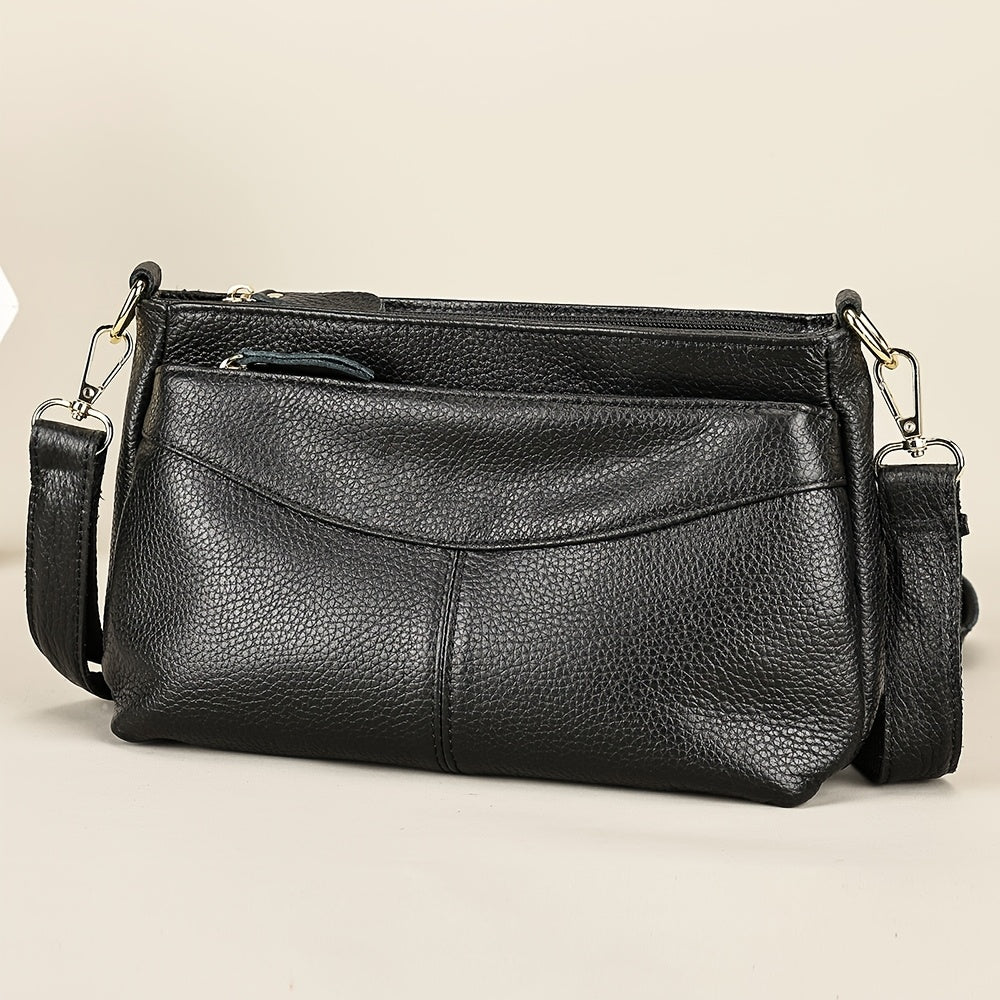 El estilo diario de Rina | Bolso bandolera con diseño de guijarros