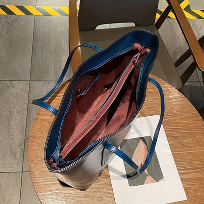 El esencial de lujo de Nora | Bolso tote de piel estructurada