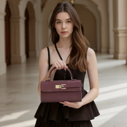 VICTORIA™ Bolso de mano elegante de inspiración atemporal