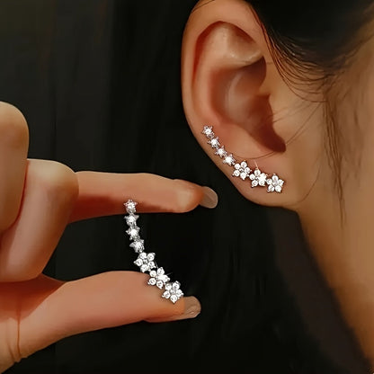Pendientes atemporales con forma de flor