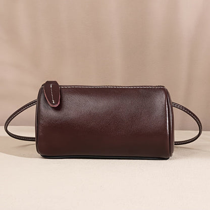 La elegancia pulida de Camille | Bolso de hombro de piel