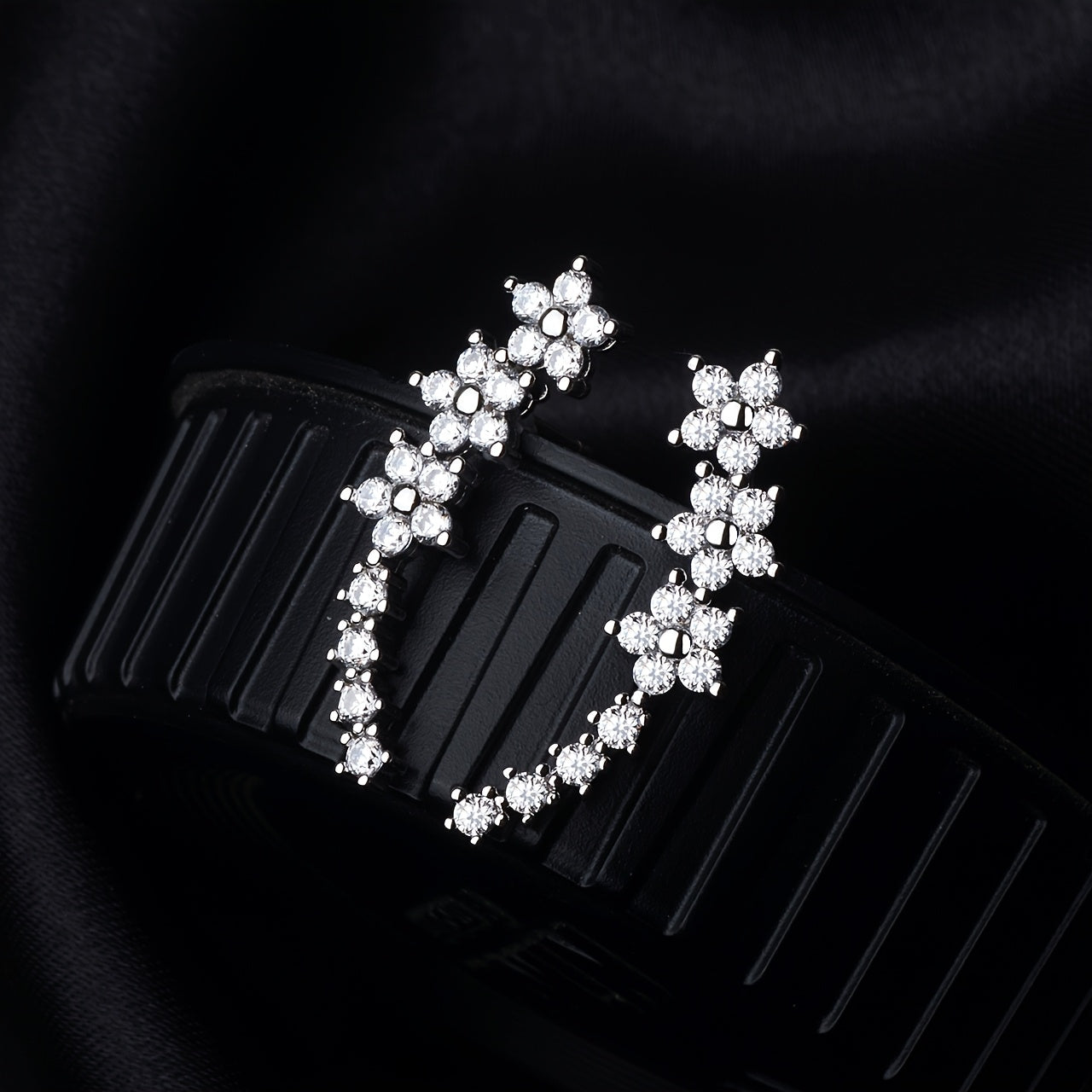 Pendientes atemporales con forma de flor