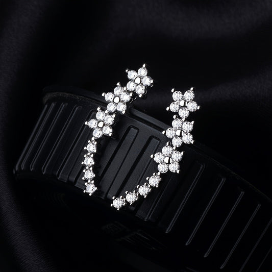 Pendientes atemporales con forma de flor