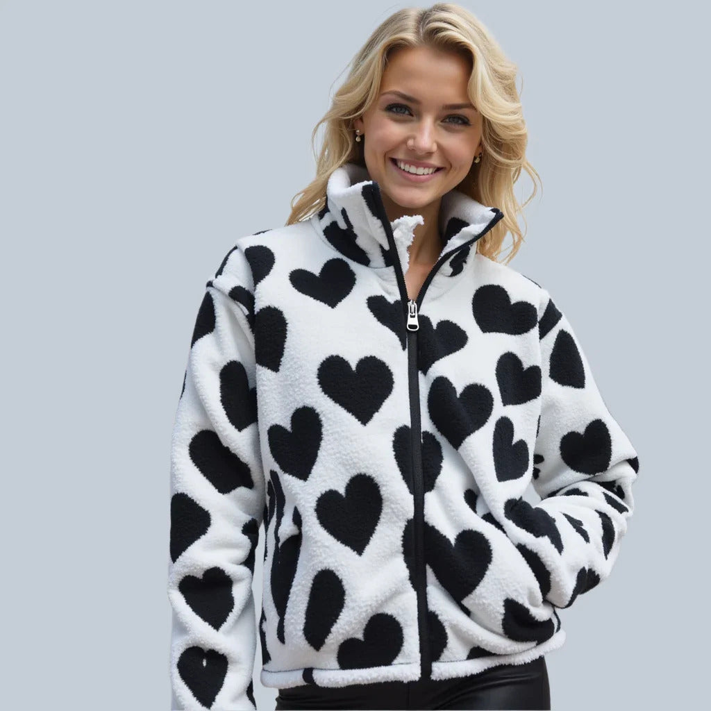 VogelMode - Chaqueta reversible con corazones