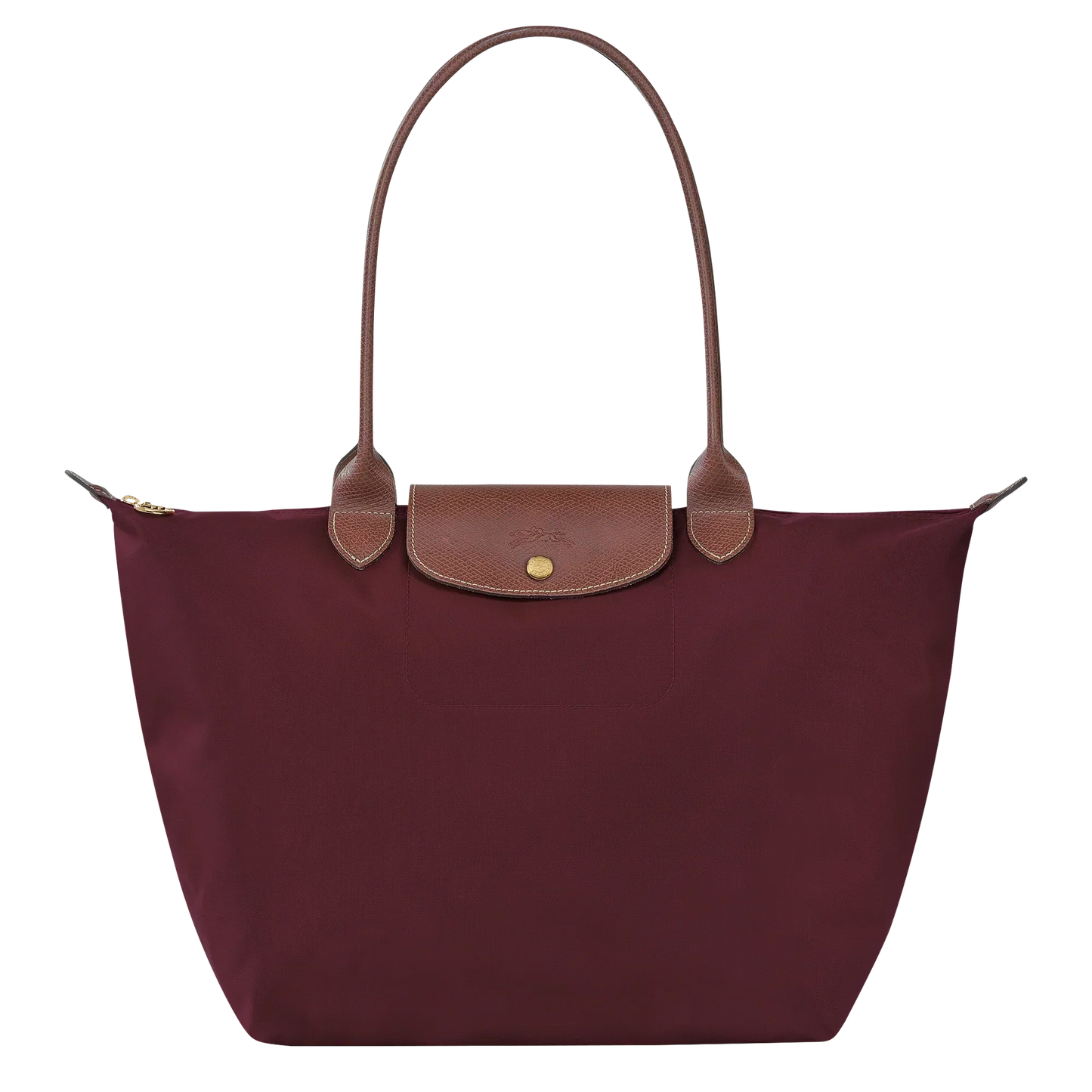 Longchamp - Bolso grande Le Pliage, burdeos