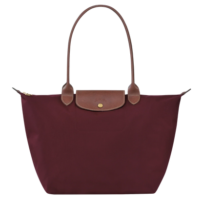 Longchamp - Bolso grande Le Pliage, burdeos