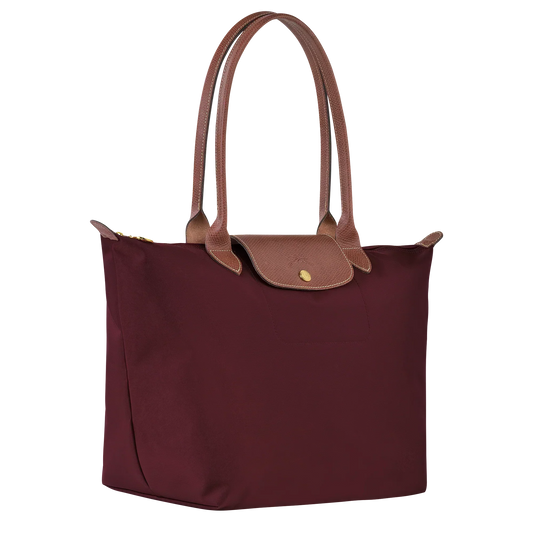 Longchamp - Bolso grande Le Pliage, burdeos