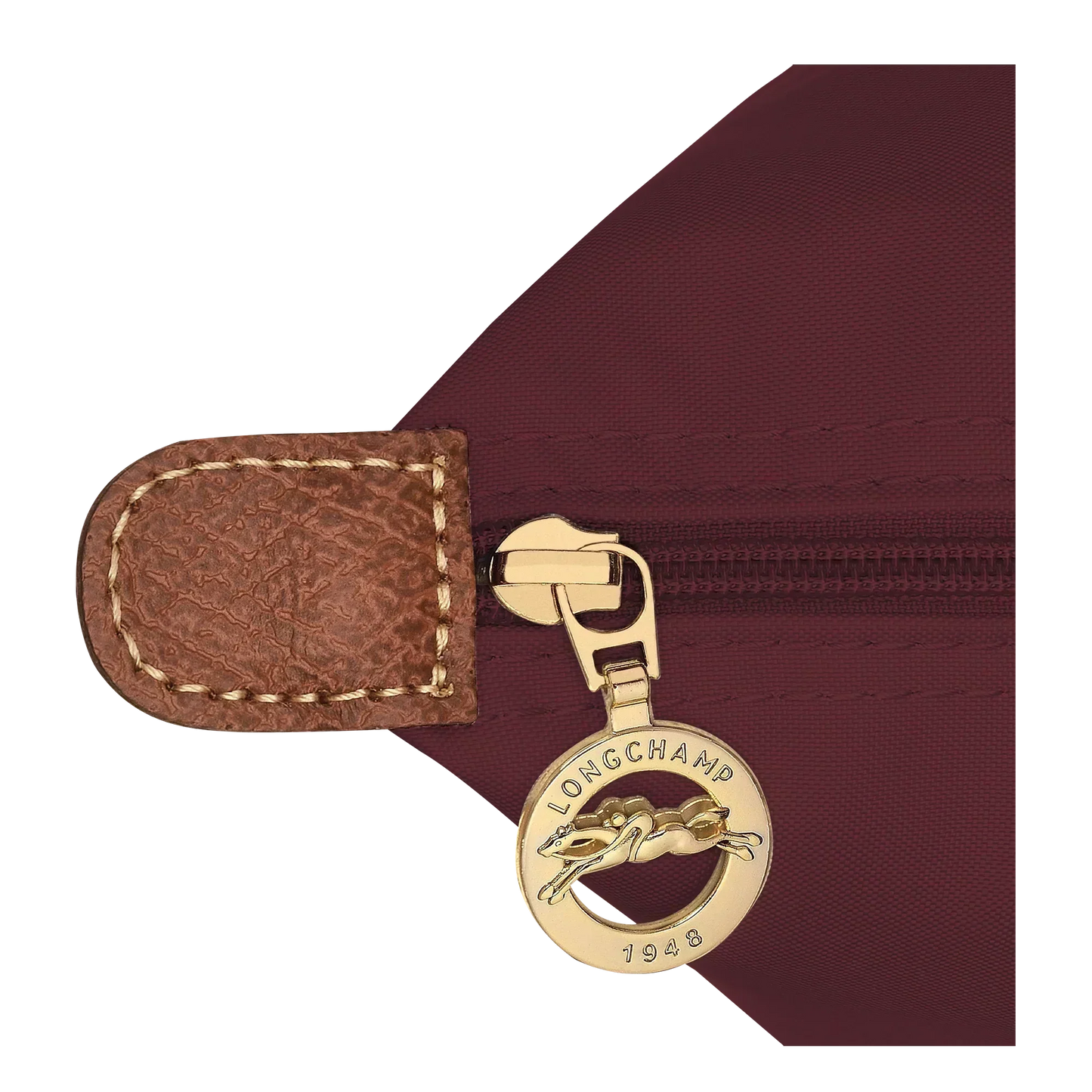 Longchamp - Bolso grande Le Pliage, burdeos
