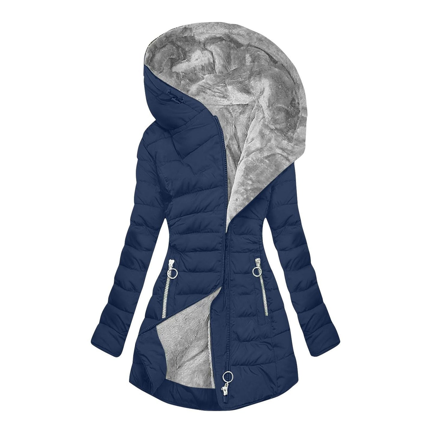 Julia - Chaqueta acolchada de invierno con capucha