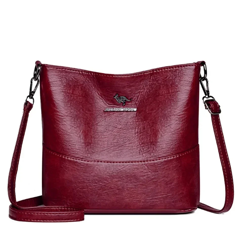 Bolso cruzado de cuero de diseñador
