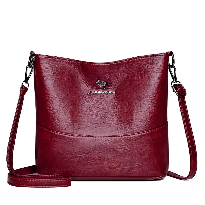 Bolso cruzado de cuero de diseñador