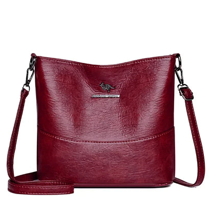 Bolso cruzado de cuero de diseñador