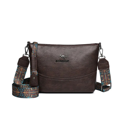 Bolso de hombro de cuero moderno