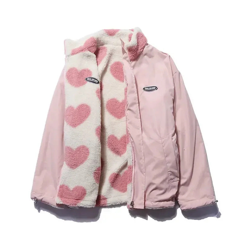 VogelMode - Chaqueta reversible con corazones