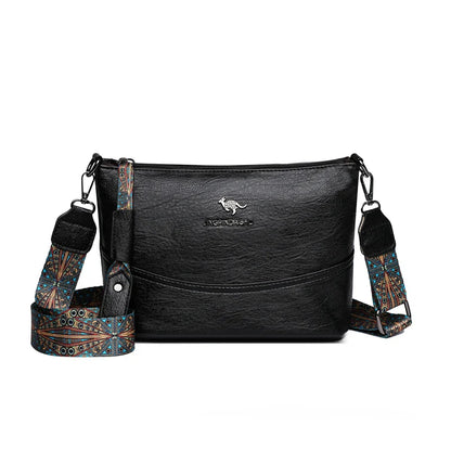 Bolso de hombro de cuero moderno