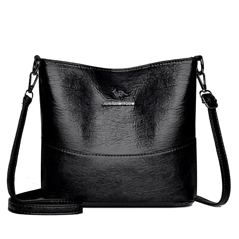 Bolso cruzado de cuero de diseñador