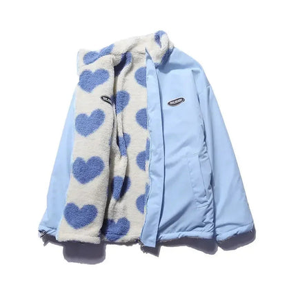VogelMode - Chaqueta reversible con corazones
