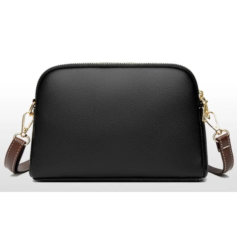 Bolso de hombro de cuero de lujo para mujer