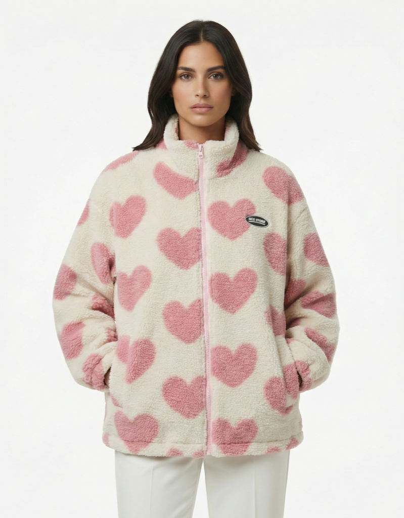 VogelMode - Chaqueta reversible con corazones