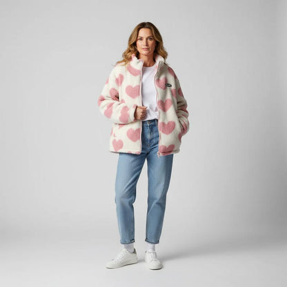 VogelMode - Chaqueta reversible con corazones