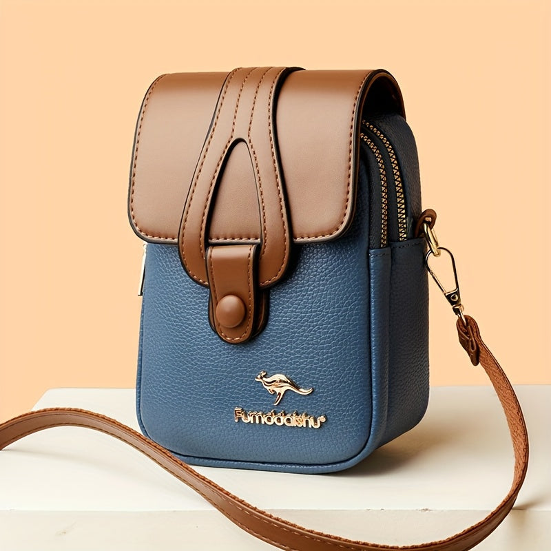 Bolso bandolera compacto de piel Sienna’s Soft Classic