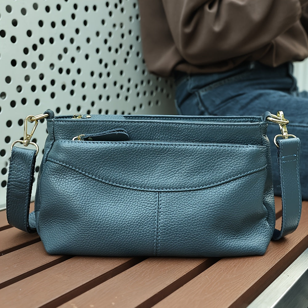 El estilo diario de Rina | Bolso bandolera con diseño de guijarros