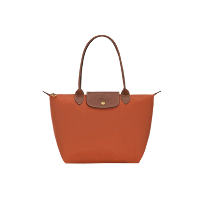 Longchamp - Bolso grande Le Pliage, Ladrillo