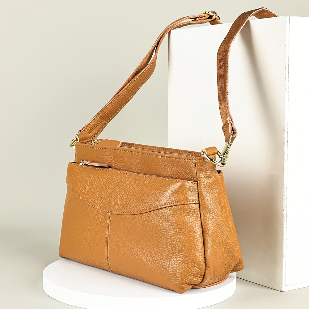 El estilo diario de Rina | Bolso bandolera con diseño de guijarros
