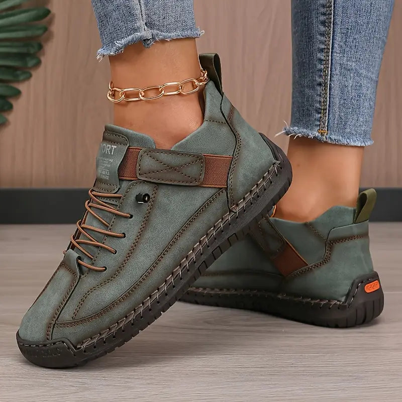 Liora - Zapatillas ortopédicas ligeras con puntera ancha