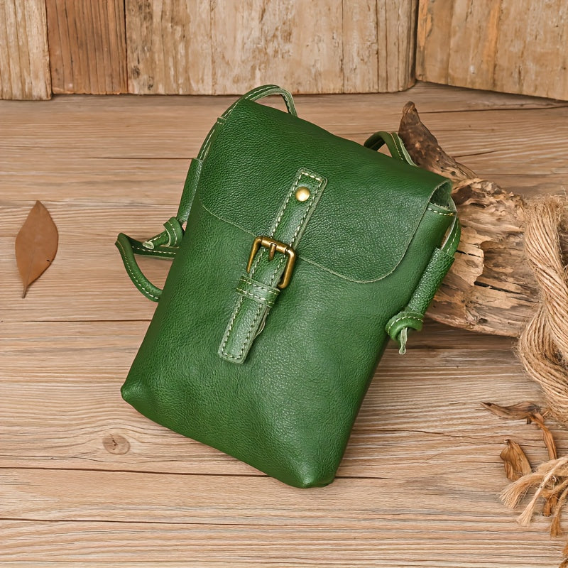 La artesanía atemporal de Clara | Bolso bandolera de piel