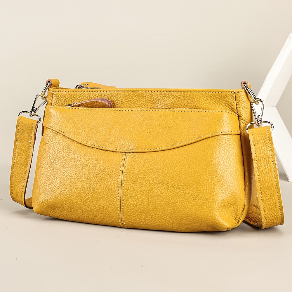 El estilo diario de Rina | Bolso bandolera con diseño de guijarros