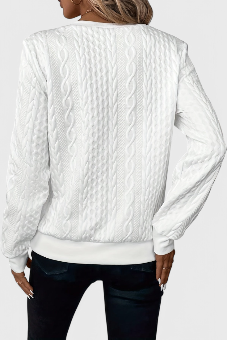 Zoey | Jersey de Punto con Cremallera Suave