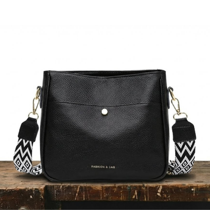 Bolso de hombro de piel de vaca diseño de lujo