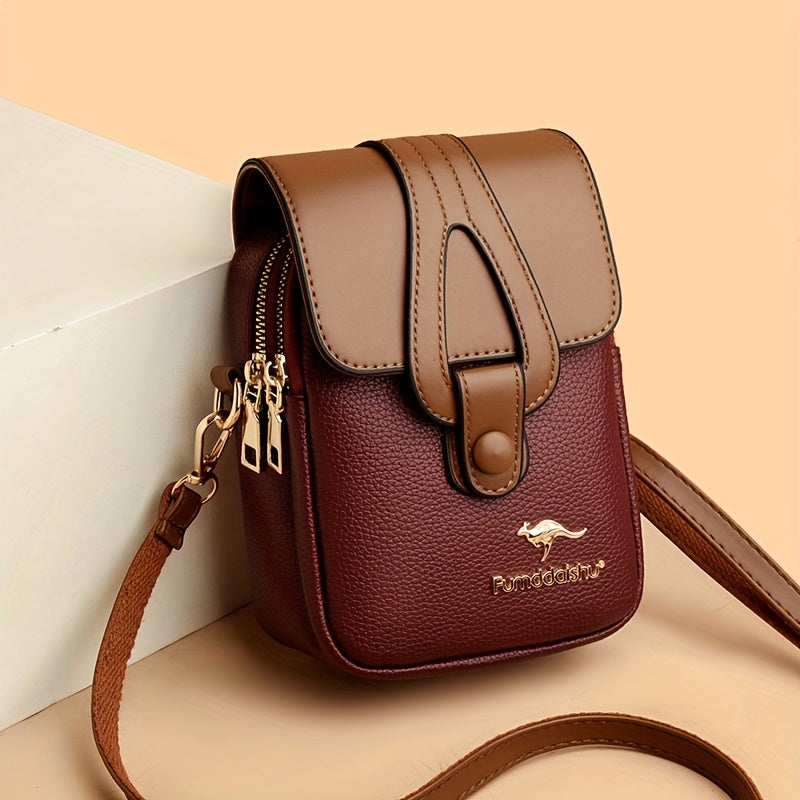 Bolso bandolera compacto de piel Sienna’s Soft Classic